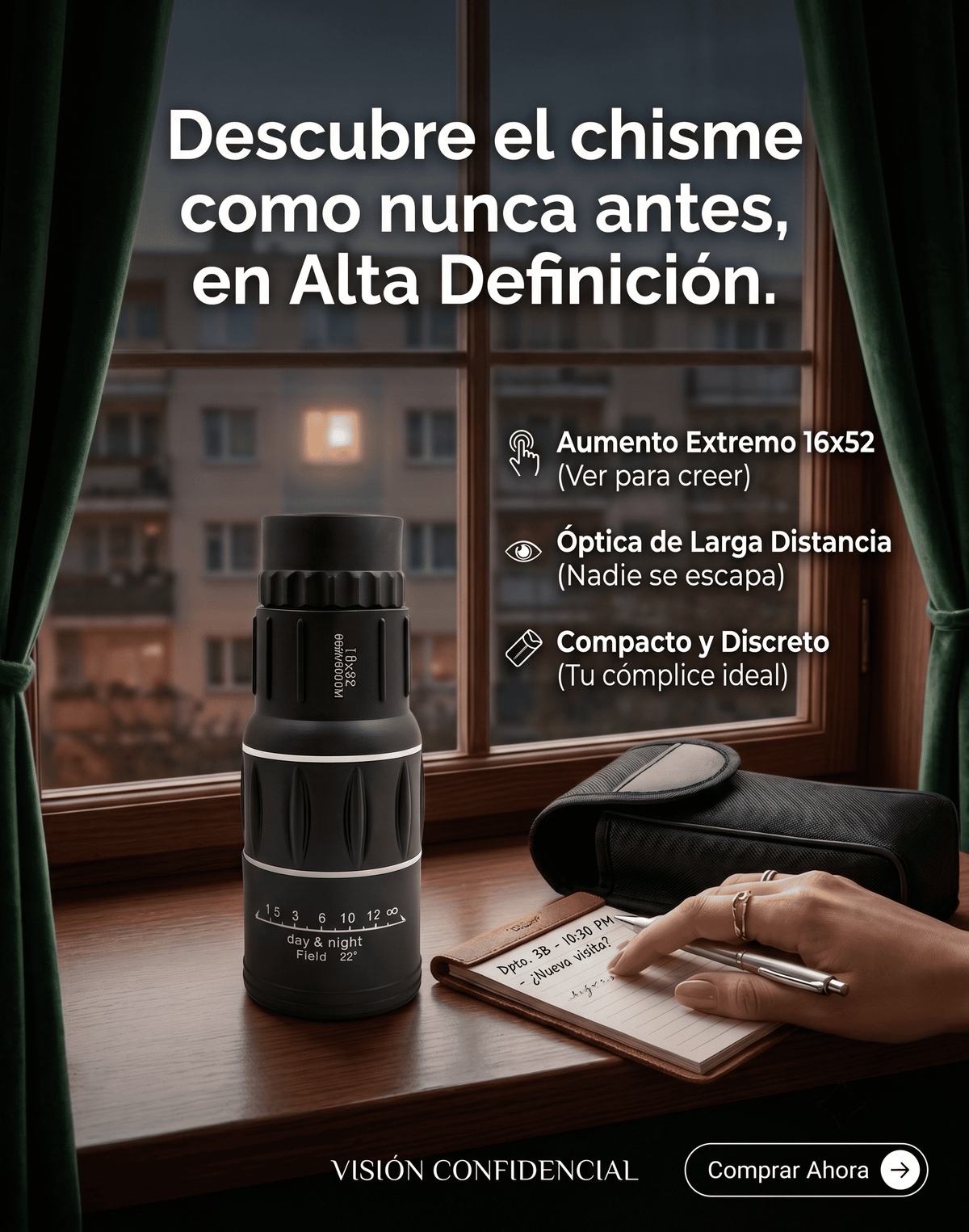 El Lente VIP del Vecindario®️| Telescopio Monocular