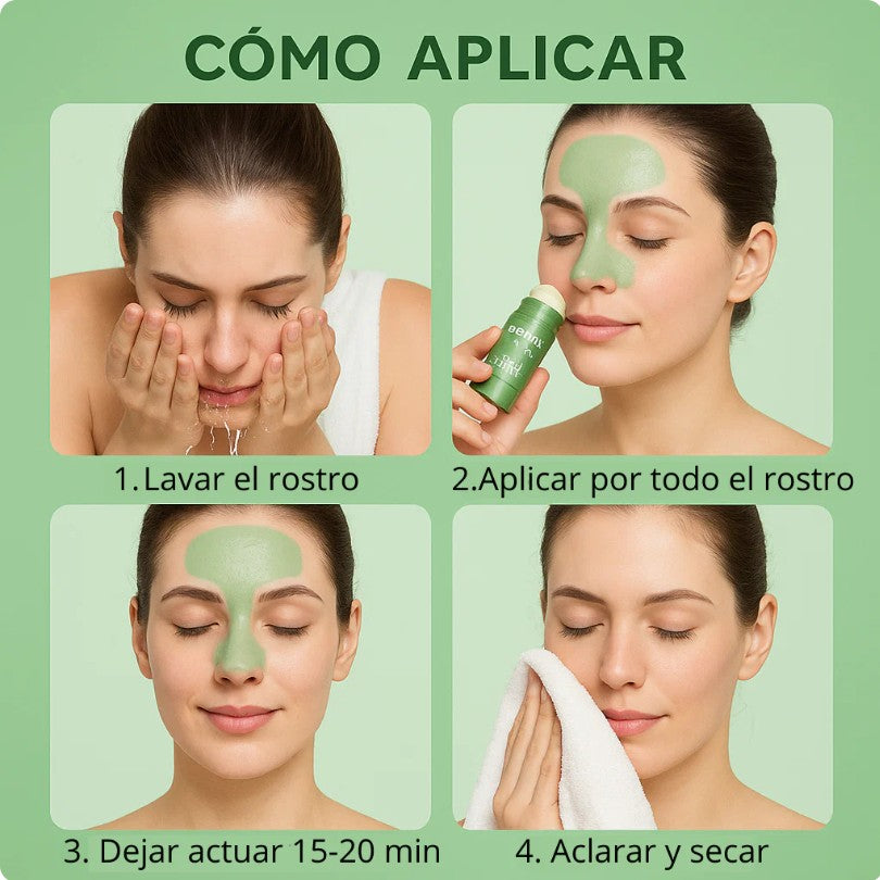 Mascarilla Purificante de Té Verde — Flower Secret