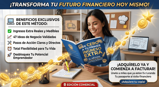 Ingreso Extra Ya: El Método + 47 Ideas de Negocio con Poca Inversión