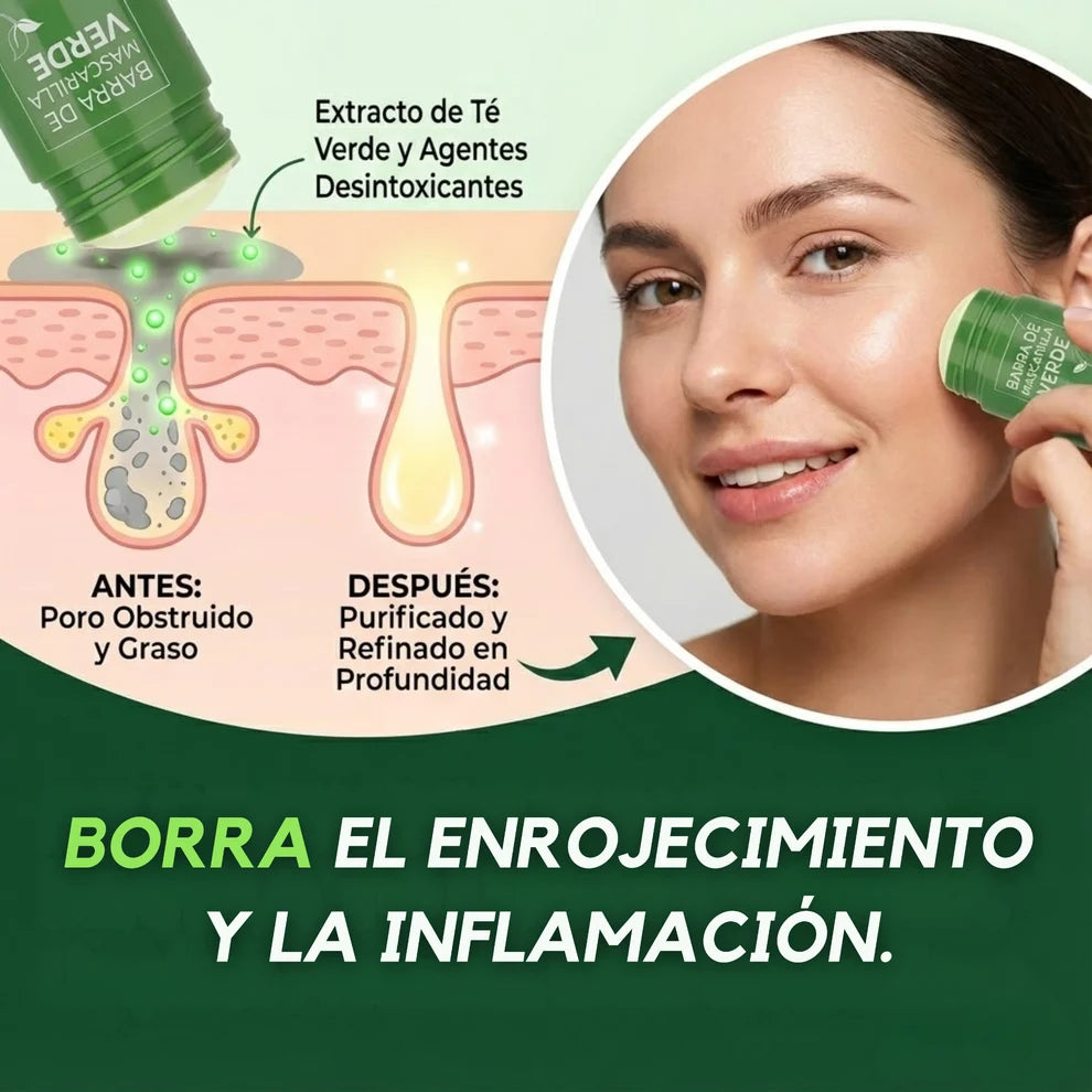Mascarilla Purificante de Té Verde — Flower Secret