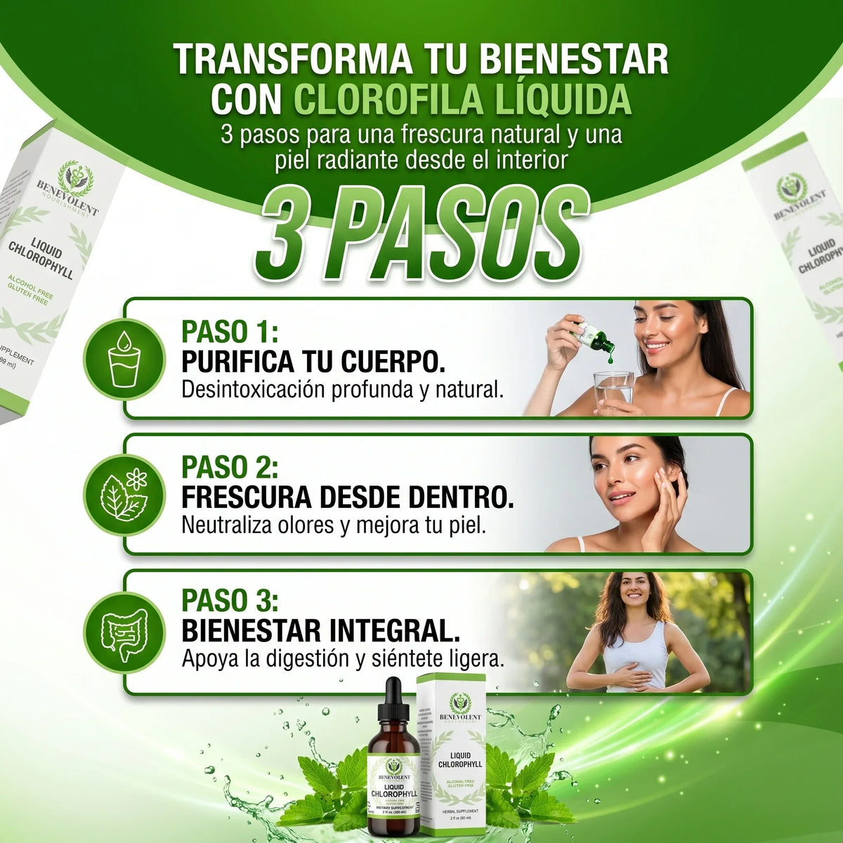 CLOROFILA BENEVOLENT X 60 ML