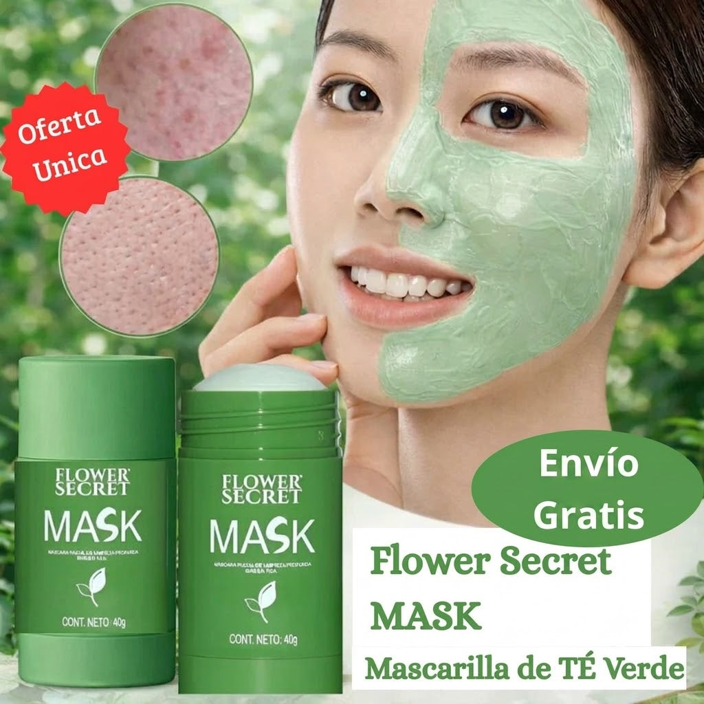 Mascarilla Purificante de Té Verde — Flower Secret